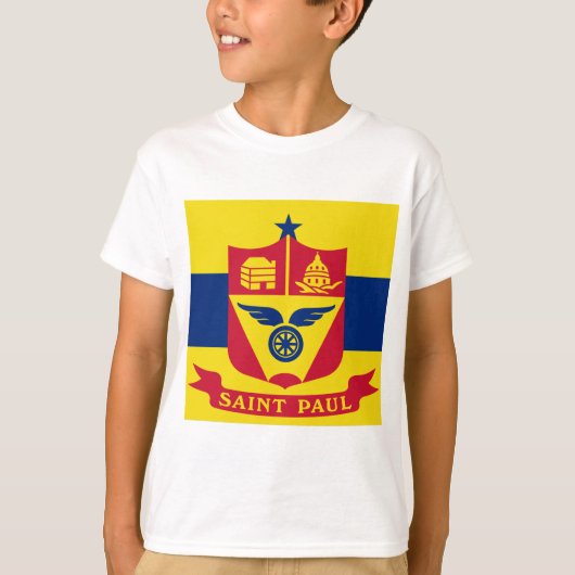 Flagge von Saint Paul (Minnesota) T-Shirt (Vorderseite)