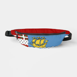 Flagge von Saint Pierre und Miquelon Bauchtasche