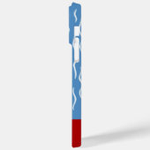 Flagge von Saint Pierre und Miquelon Case-Mate iPhone Hülle (Rückseite / Links)