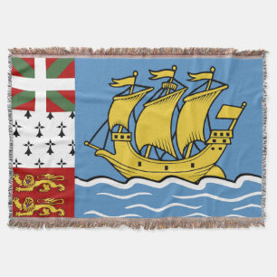 Flagge von Saint Pierre und Miquelon Decke