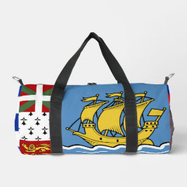 Flagge von Saint Pierre und Miquelon Duffle Bag