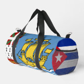 Flagge von Saint Pierre und Miquelon Duffle Bag (Rechte Ecke)