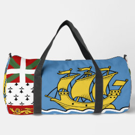 Flagge von Saint Pierre und Miquelon Duffle Bag