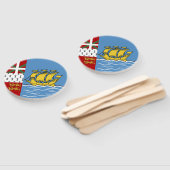 Flagge von Saint Pierre und Miquelon Fächer (Non-assembled)