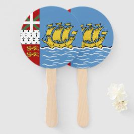 Flagge von Saint Pierre und Miquelon Fächer