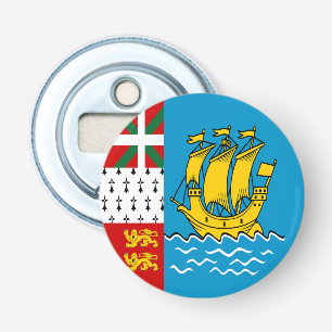 Flagge von Saint Pierre und Miquelon Flaschenöffner