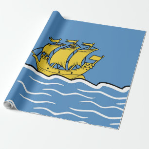 Flagge von Saint Pierre und Miquelon Geschenkpapier