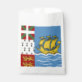 Flagge von Saint Pierre und Miquelon Geschenktütchen (Vorderseite)
