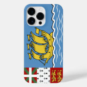 Flagge von Saint Pierre und Miquelon iPhone Hülle (Rückseite)