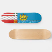 Flagge von Saint Pierre und Miquelon Skateboard (Horizontal)