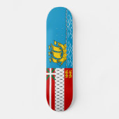 Flagge von Saint Pierre und Miquelon Skateboard (Vorderseite)