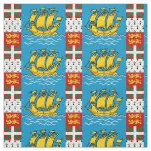 Flagge von Saint-Pierre und Miquelon Stoff