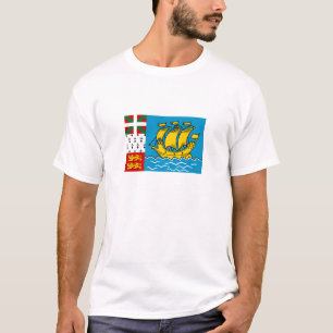 Flagge von Saint-Pierre und Miquelon T-Shirt