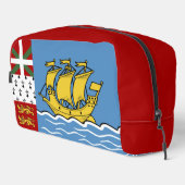 Flagge von Saint Pierre und Miquelon Waschbeutel (Rechte Ecke)