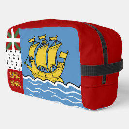 Flagge von Saint Pierre und Miquelon Waschbeutel