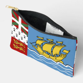 Flagge von Saint Pierre und Miquelon Zubehörtasche