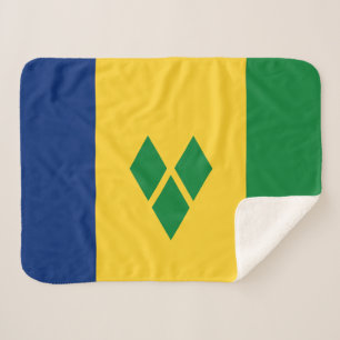 Flagge von Saint Vincent Sherpadecke