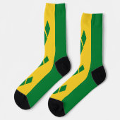 Flagge von Saint Vincent Socken (Linkes Detail)