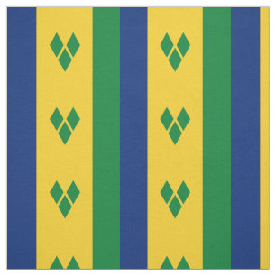 Flagge von Saint Vincent Stoff