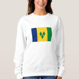 Flagge von Saint Vincent Sweatshirt