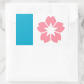 Flagge von Salem, Oregon Rechteckiger Aufkleber (Tasche)