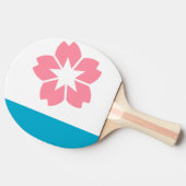 Flagge von Salem, Oregon Tischtennis Schläger (Seitenansicht)