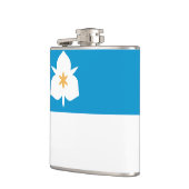 Flagge von Salt Lake City, Utah Flachmann (Links)