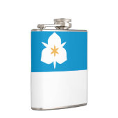 Flagge von Salt Lake City, Utah Flachmann (Rechts)