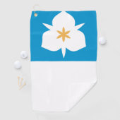 Flagge von Salt Lake City, Utah Golfhandtuch (Insitu)