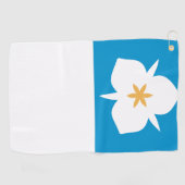 Flagge von Salt Lake City, Utah Golfhandtuch (Horizontal)