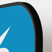 Flagge von Salt Lake City, Utah Pickleball Schläger (Linke Seite)