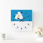 Flagge von Salt Lake City, Utah Quadratische Wanduhr (Zuhause)