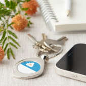 Flagge von Salt Lake City, Utah Schlüsselanhänger (Seite)