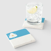 Flagge von Salt Lake City (Utah) Steinuntersetzer (Seitenansicht)