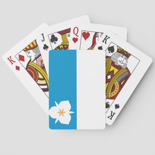 Flagge von Salt Lake City, UtahParty Hat Spielkarten (Rückseite)