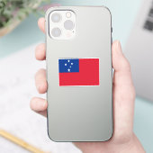 Flagge von Samoa Aufkleber (Telefon)