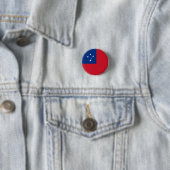 Flagge von Samoa, Flagge von Samoa Button (Beispiel)
