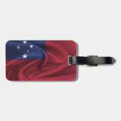 Flagge von Samoa Gepäckanhänger (Rückseite horizontal)