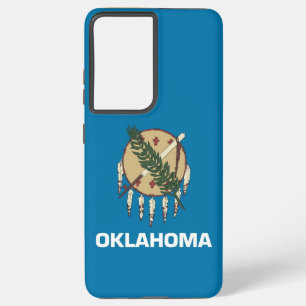 Flagge von Samsung Galaxy S21 Ultra Case Oklahoma Hülle