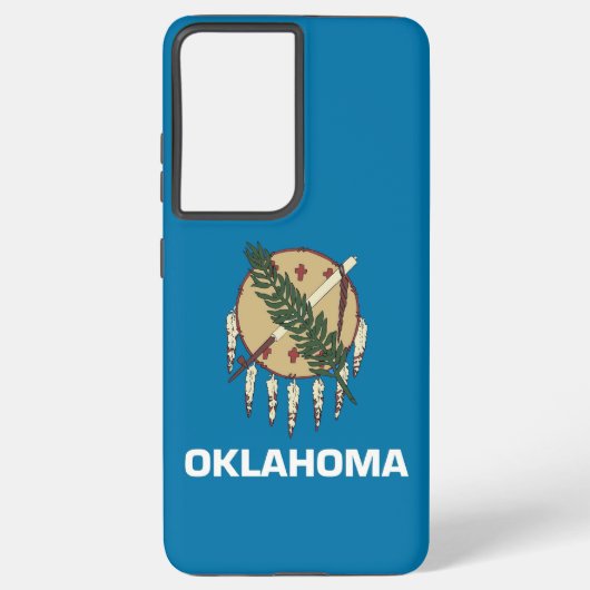 Flagge von Samsung Galaxy S21 Ultra Case Oklahoma Hülle (Rückseite)