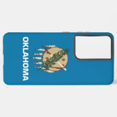 Flagge von Samsung Galaxy S21 Ultra Case Oklahoma Hülle (Linke Seite)