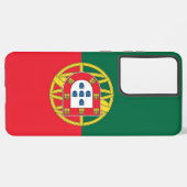 Flagge von Samsung Galaxy S21 Ultra Case, Portugal Hülle (Linke Seite)