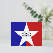 Flagge von San Antonio, Postkarte von Texas (Stehend Vorderseite)