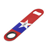 Flagge von San Antonio, Texas Bar Key (Vorderseite Schrägansicht)