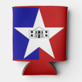 Flagge von San Antonio, Texas Can Cooler Dosenkühler (Vorderseite)