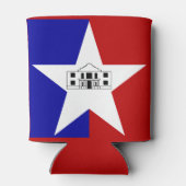 Flagge von San Antonio, Texas Can Cooler Dosenkühler (Rückseite)