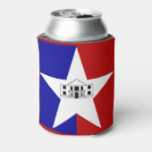 Flagge von San Antonio, Texas Can Cooler Dosenkühler (Kanne Rückseite)