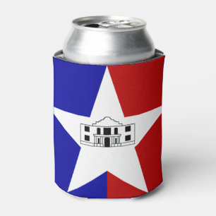 Flagge von San Antonio, Texas Dosenkühler