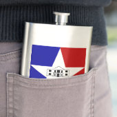 Flagge von San Antonio, Texas Flask Flachmann (Beispiel)