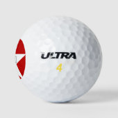 Flagge von San Antonio, Texas Golf Balls Golfball (Logo)